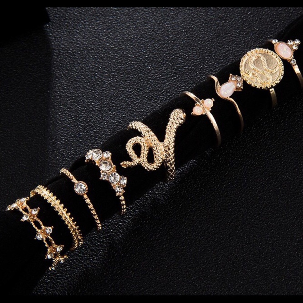 SNAKE RING SET - Picture 3 of 5
